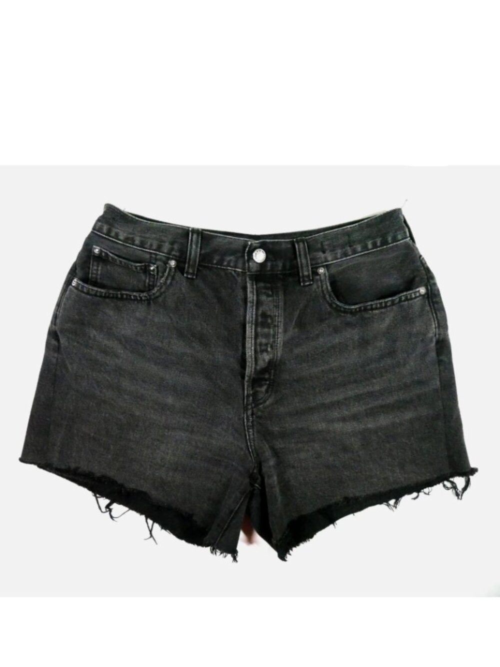Madewell Brynn Long Short in Black Sz 30 / 30" Waist / 4" Inseam Festival Boho
